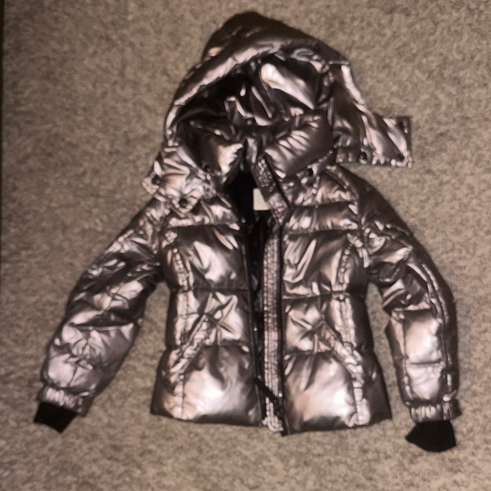 Stylish Kids Metallic Puffer Jacket